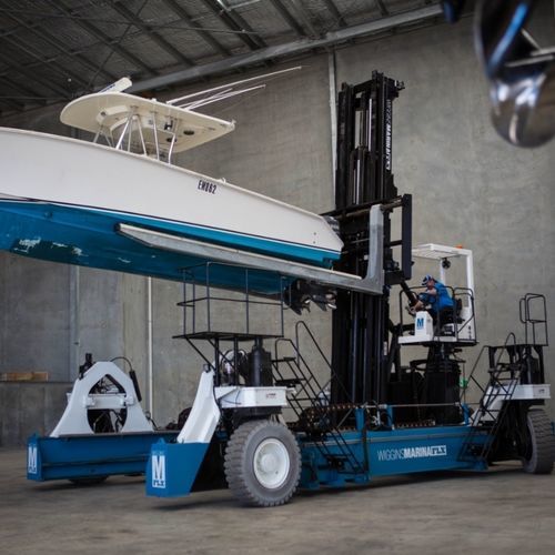 Chariot élévateur pour port - FLX - Wiggins Lift - de bateau / toutes roues directrices