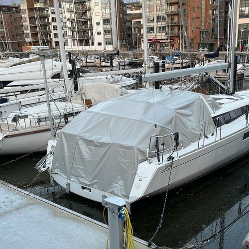 Taud d'hivernage de bateau - KAPELL ANNAT - de cockpit / en PVC / noir