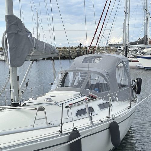 Capote de roof pour voilier - Albin Nova - KAPELL ANNAT - de bateau / pour cockpit / grise