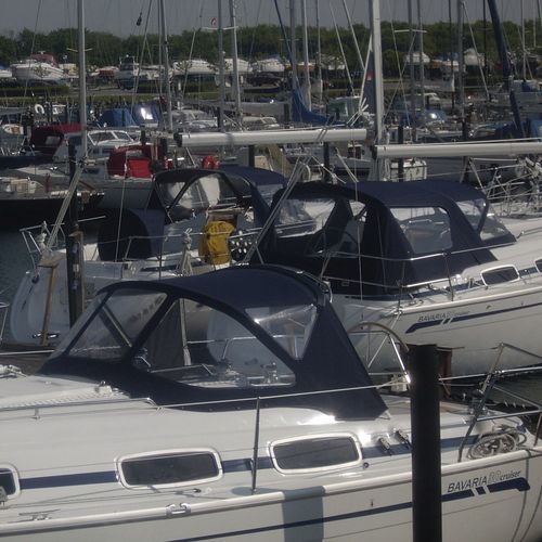 Capote de roof pour voilier - Bavaria 30 - KAPELL ANNAT - pour cockpit / bleue