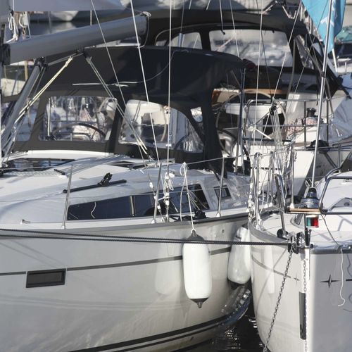 Capote de roof pour voilier - Bavaria 37 - KAPELL ANNAT - pour cockpit / structure en acier inoxydable / noire