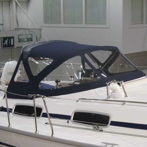 Capote de roof pour voilier - Bavaria 38 - KAPELL ANNAT - pour cockpit / structure en acier inoxydable / bleue
