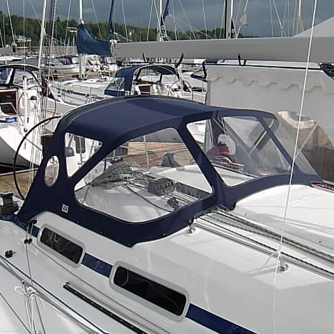 Capote de roof pour voilier - Bavaria 38 Match - KAPELL ANNAT - pour cockpit / structure en acier inoxydable / PVC