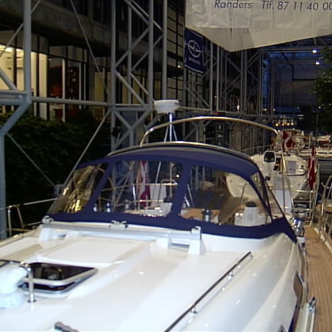Capote de roof pour voilier - Bavaria 50 - KAPELL ANNAT - pour cockpit / structure en acier inoxydable / bleue