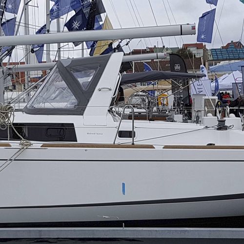 Capote de roof pour voilier - Oceanis 38 - KAPELL ANNAT - pour cockpit / structure en acier inoxydable / grise