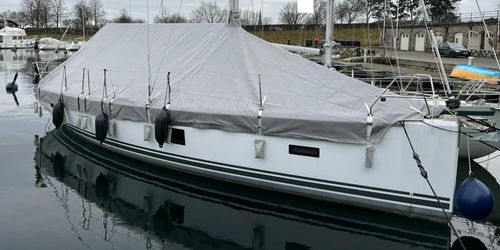 Taud d'hivernage pour voilier - Hallberg Rassy - KAPELL ANNAT - en PVC / gris