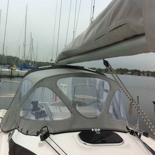 Capote de roof pour voilier - Delphia 28 - KAPELL ANNAT - pour cockpit / structure en acier inoxydable / grise