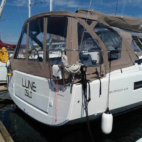Fermeture de cockpit pour voilier - Sun Odyssey 410 XXL - KAPELL ANNAT - pour Jeanneau