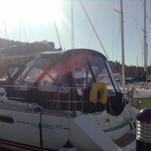 Fermeture de cockpit pour voilier - Sun Odyssey 42i - KAPELL ANNAT - pour Jeanneau