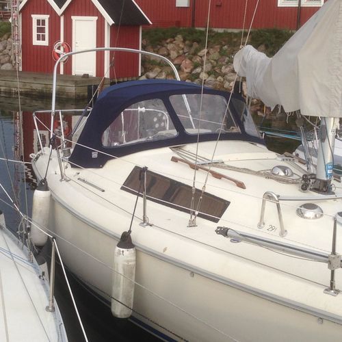 Capote de roof pour bateau - Maxi Fenix - KAPELL ANNAT - pour cockpit / structure en acier inoxydable / bleue