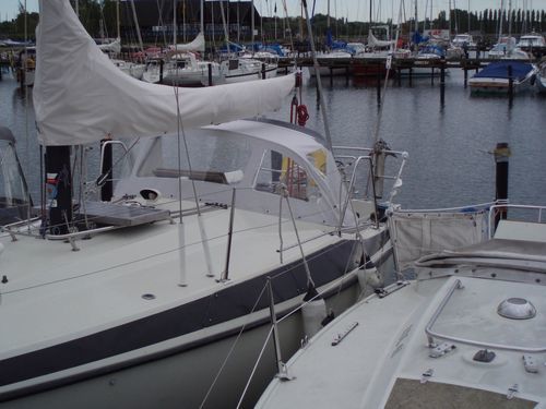 Capote de roof pour bateau - Maxi 87 - KAPELL ANNAT - pour voilier / structure en acier inoxydable / blanche
