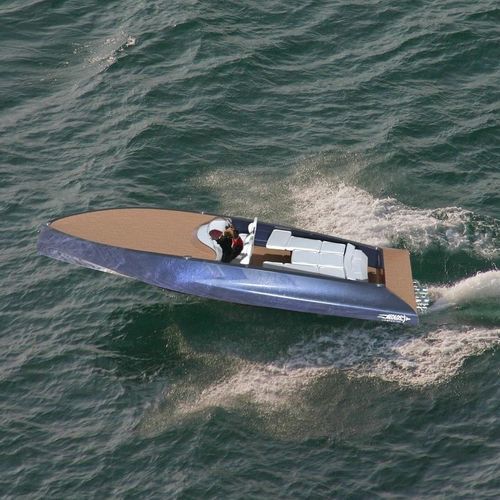 Vedette in-bord - M40 FALCON - Aeleos Composites - hors-bord / électrique / bimoteur