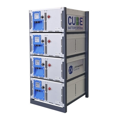 Système de batterie 1000 V - CUBE - Lehmann Marine GmbH - lithium / phosphate de fer / avec système de gestion de batterie intégré