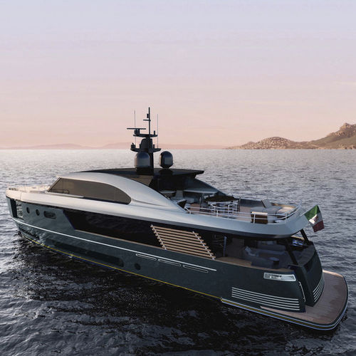 Motor-yacht de croisière - MAGELLANO 30M - Azimut - hard-top / V-drive / 5 cabines
