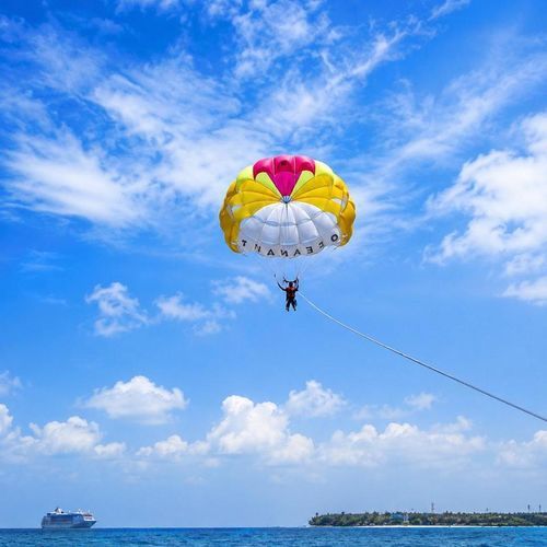 Parachute ascensionnel 1 place - ORIBA TANDEM 34 - Hovel Parasail - sur mesure / pour le lancement depuis le bateau