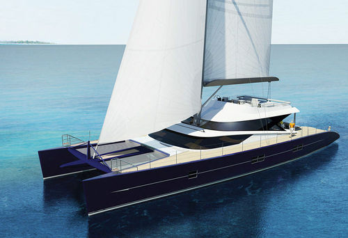 Sailing-superyacht catamaran - BLUE COAST 101 - Catamaris - de grande croisière / traditionnel / 6 cabines