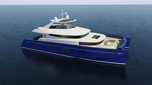 Motor-yacht catamaran à moteur - BLUE COAST 80’ POWER - Catamaris - de grande croisière / haute performance / convertible