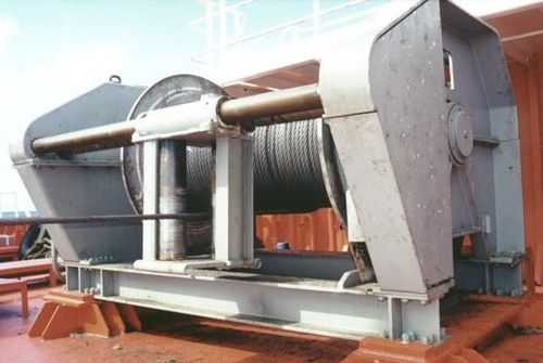 Treuil pour navire - PW-180-LSABC-SI4(1350) - Petrel International - de senne tournante / à entraînement hydraulique / tambour simple
