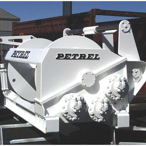 Treuil pour navire - 7358 - Petrel International - d'amarrage / à entraînement hydraulique / tambour simple
