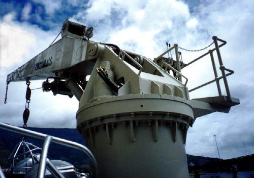Grue pour navire - FC120-15-8.0 - Petrel International - à flèche