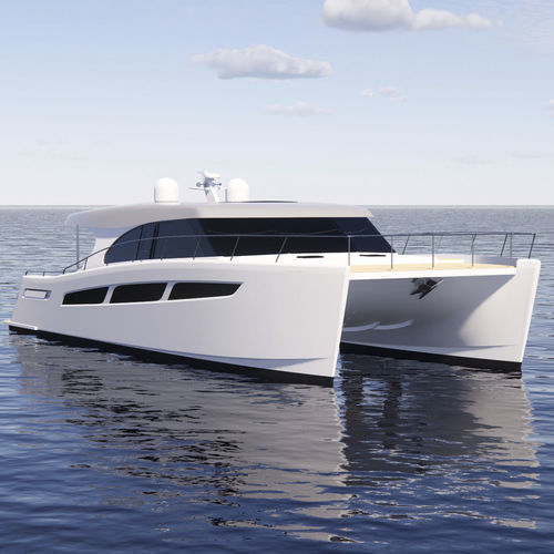 Motor-yacht catamaran - 55  - Lightwave Yachts - de croisière / hard-top / 4 cabines