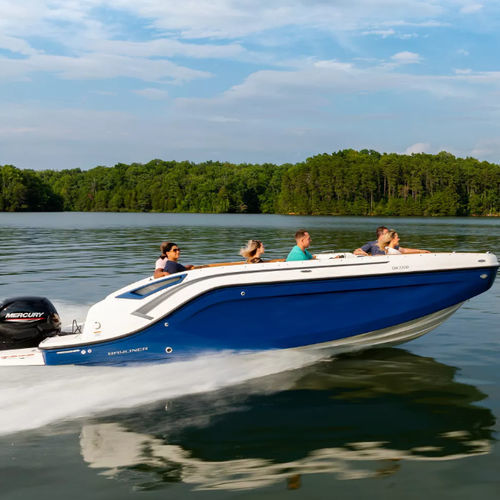 Deck-boat hors-bord - DX2200 - Bayliner - open / bow-rider / à console latérale