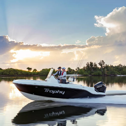 Coque open hors-bord - T20CC - Bayliner - à console centrale / de ski nautique / de pêche sportive