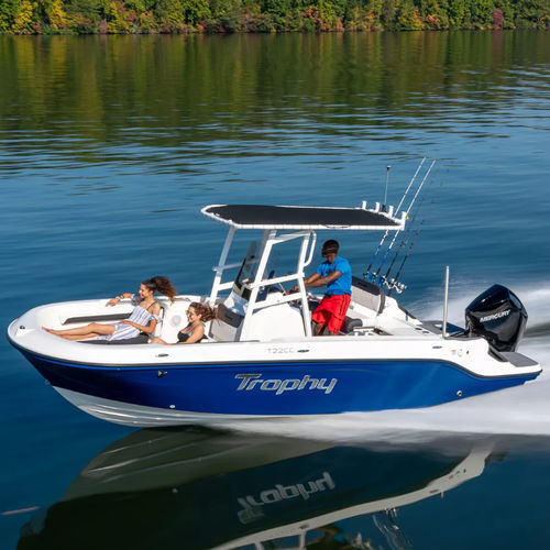 Coque open hors-bord - T22CC - Bayliner - à console centrale / de ski nautique / de pêche sportive