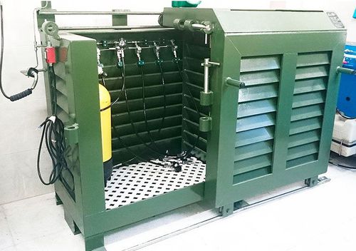 Armoire de remplissage blindée - PROTECTOR - IBERCO - antidéflagrante / pour bouteille de plongée / pour la plongée professionnelle