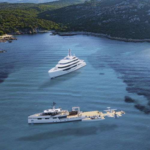 Mega-yacht de croisière - YS 53 - Amels - raised pilothouse / 5 cabines / avec héliport