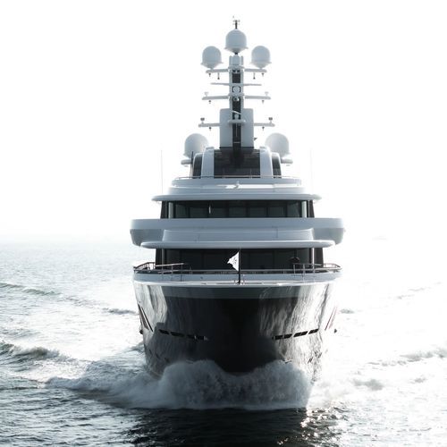 Mega-yacht de croisière - MOONSTONE Refit - Amels - raised pilothouse / avec piscine / sur mesure