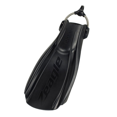 Palme pour la plongée professionnelle - RECON - Zeagle - en caoutchouc / réglable / noire