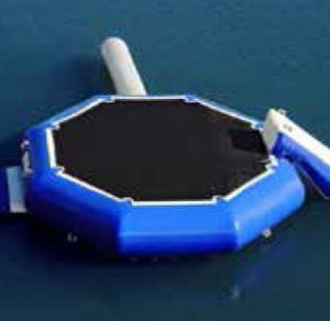 Jeu aquatique plateforme - VWG-003 - RPG s.r.l. - trampoline / île / but multisports