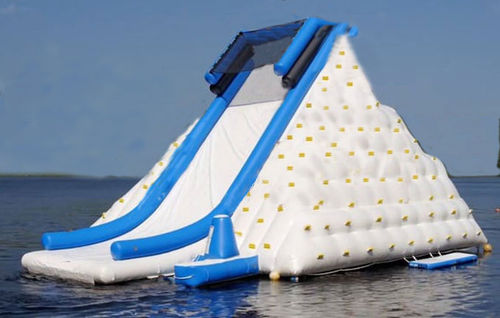 Jeu aquatique toboggan - VWG-015 - RPG s.r.l. - mur d'escalade / pour yacht / gonflable