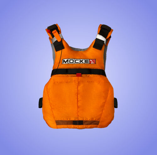 Gilet d'aide à la flottabilité pour sports nautiques - Mocke - pour homme / mousse / orange