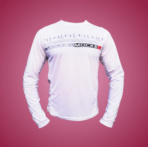 Top lycra à manches longues - LS FLY DRY WHITE - Mocke