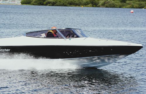 Runabout in-bord - 17 GTS - Fletcher Boats - à double console / bow-rider / open