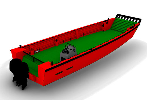 Bateau de débarquement - SHERPA 10 - KND Naval Design - in-bord / hors-bord / en aluminium