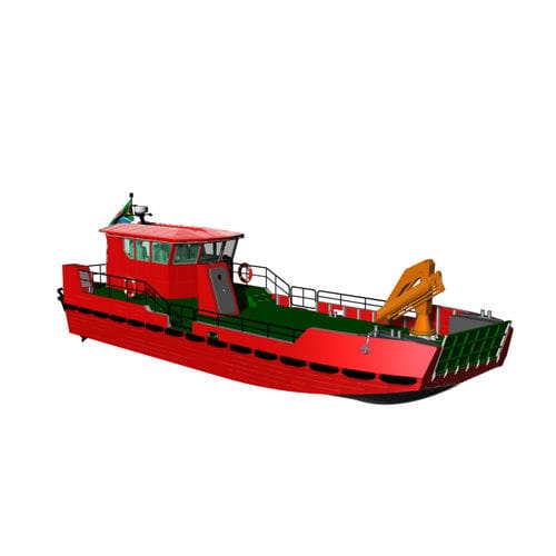 Bateau de débarquement - SHERPA 15 - KND Naval Design - in-bord / hors-bord / en aluminium