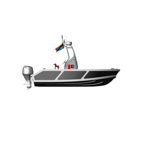 Bateau de travail - Blackout 600 - KND Naval Design - hors-bord / en PEHD / coque rigide
