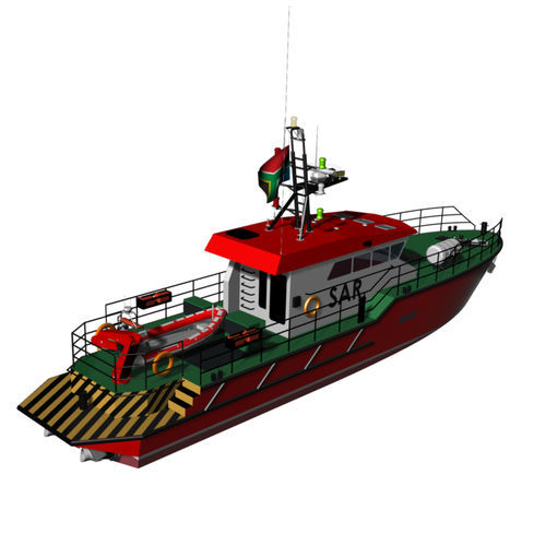 Bateau de surveillance - Hurricane 21 - KND Naval Design - bateau de sauvetage / in-bord hydrojet / en aluminium