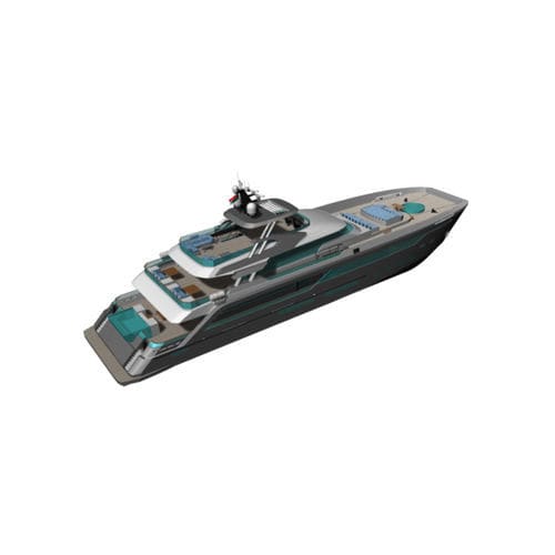 Super-yacht catamaran - Majestic 40 - KND Naval Design - de croisière / à fly / hydrojet