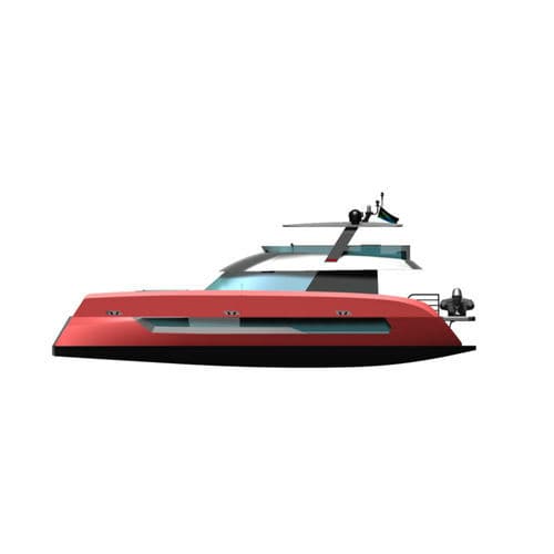 Motor-yacht catamaran à moteur - Majestic R6 - KND Naval Design - de croisière / à fly / POD