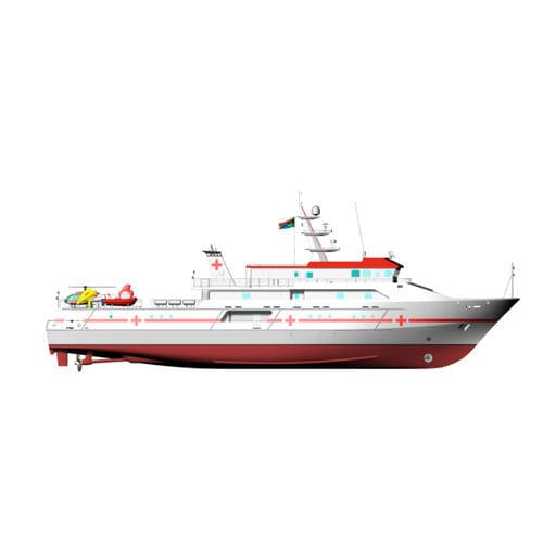 Navire de sauvetage (SAR) hôpital - Seasaver 59 - KND Naval Design - en aluminium