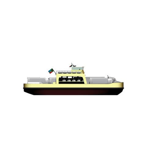 Ferry à passagers Ro-Ro - SHUTTLE 30 - KND Naval Design - catamaran / en acier