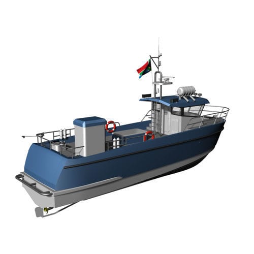 Bateau de pêche professionnelle - SNAPPER 12 - KND Naval Design - in-bord / en aluminium / coque rigide