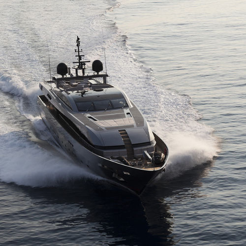 Super-yacht rapide - MONOKINI - Baglietto spa - à fly / coque à déplacement