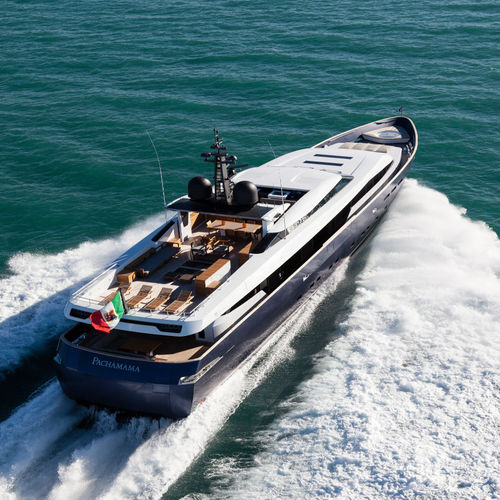 Super-yacht de croisière - PACHAMAMA - Baglietto spa - rapide / raised pilothouse / 5 cabines