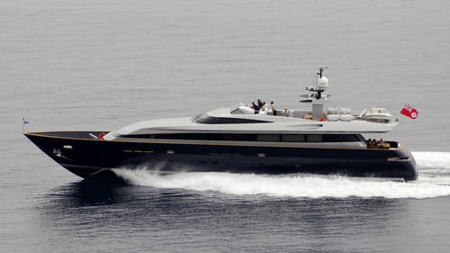 Super-yacht de croisière - IROCK  - Baglietto spa - à fly / coque planante