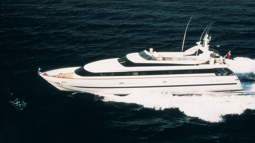 Mega-yacht de croisière - MAFFY BLU - Baglietto spa - à fly / coque planante